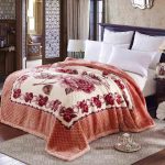 36*72 Inch Blossom Thickened Warm European Blanket Moisture Absorbing Breathable Suitable for King Luxury Blanket For Winter - Image 2