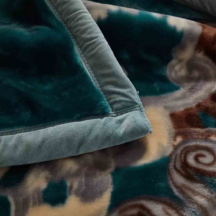 36*72 Inch Blossom Thickened Warm European Blanket Moisture Absorbing Breathable Suitable for King Luxury Blanket For Winter - Image 6