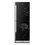 KONKA Refrigerator-KRT-315GB-Black, Upper Freezer(315 LTR)