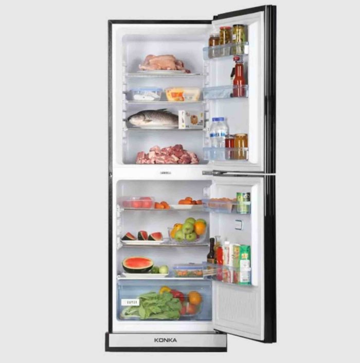 KONKA Refrigerator-KRT-282GB-Golden, Upper Freezer (282 LTR) - Image 2