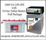 Karnaphuli Digital UPS/IPS 1000 VA (800 Watt – 12 Volt) (D One Tubular180T Ah Full Package)