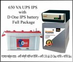 Karnaphuli Digital UPS/IPS 650 VA (500 Watt – 12 Volt) (D One 130Ah Full Package) (SUMMER SALE)