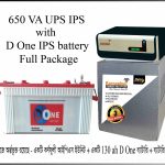 Karnaphuli Digital UPS/IPS 650 VA (500 Watt – 12 Volt) (D One 130Ah Full Package)