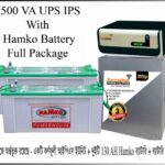 Karnaphuli Digital UPS/IPS 1500 VA (1200 Watt – 24 Volt) (With Hamko 2 x HPD 130 ah Full Package)